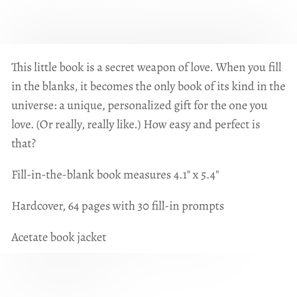 NEW! Customizable book “Things I Love About You” - Picture 8 of 10